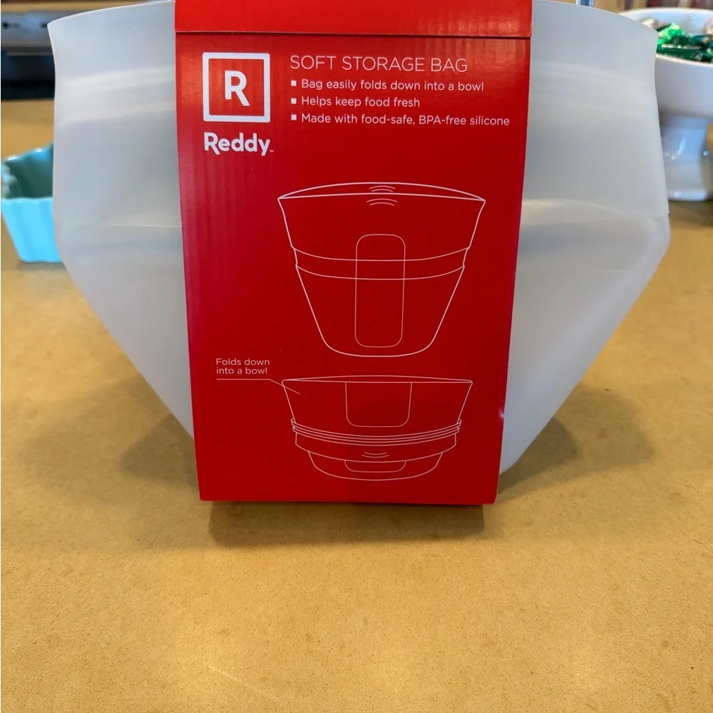 Reddy Pet Silicone Food Storage Bag/Bowl Set of 2